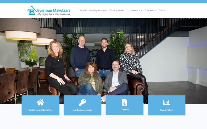 Screenshot of buismanmakelaars.nl