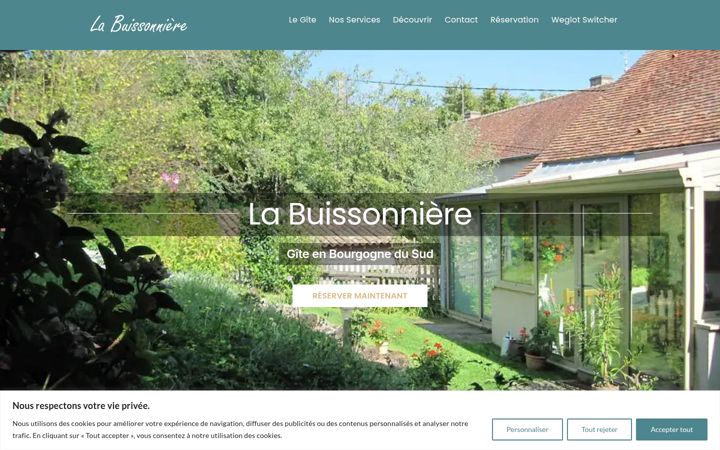 Screenshot of buissonniere-bourgogne.fr