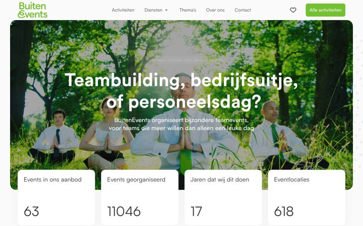 Zrzut ekranu buitenevents.nl