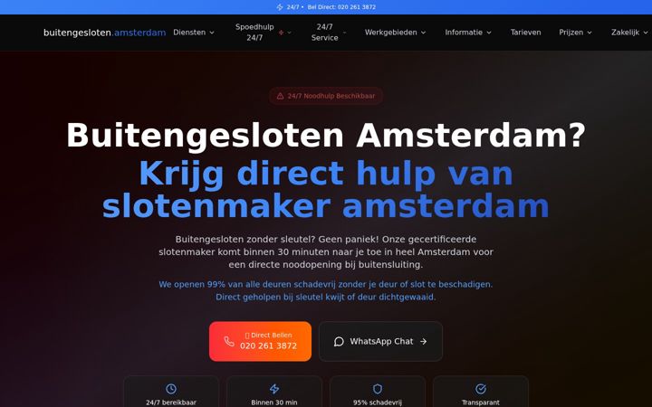 Screenshot of buitengesloten.amsterdam