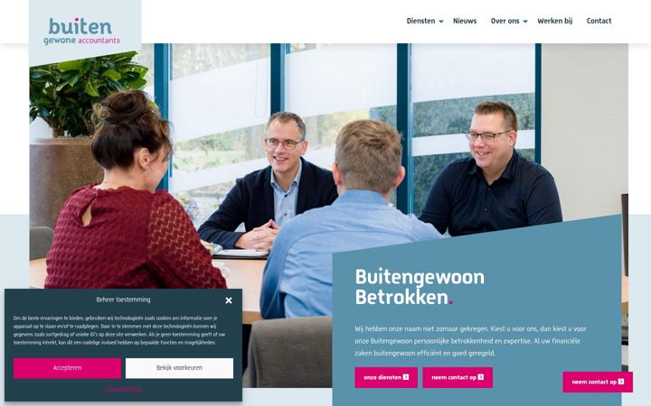 Zrzut ekranu buitengewoneaccountants.nl