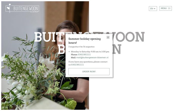 Screenshot of buitengewoon-bloemen.nl