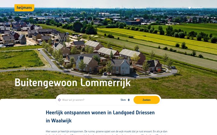 Snímek obrazovky buitengewoonlommerrijk.nl