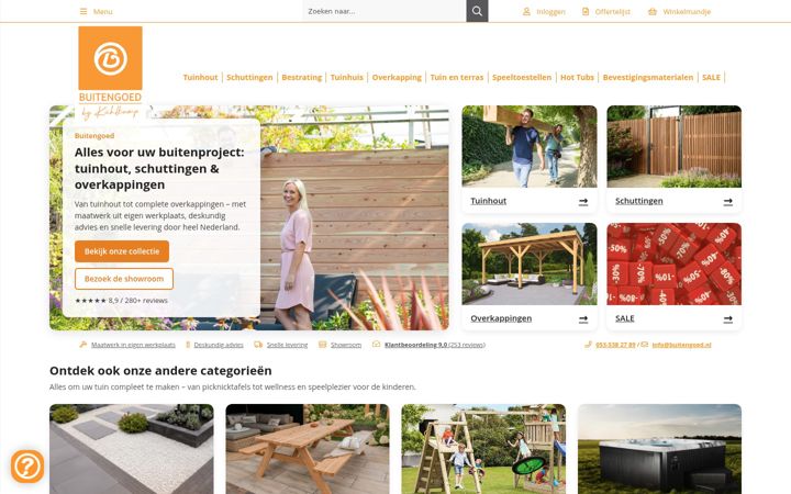 Snímek obrazovky buitengoed.nl
