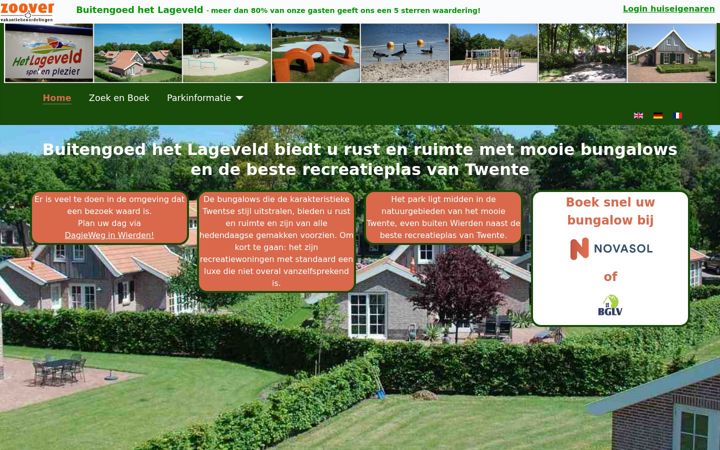 Snímek obrazovky buitengoedlageveld.nl