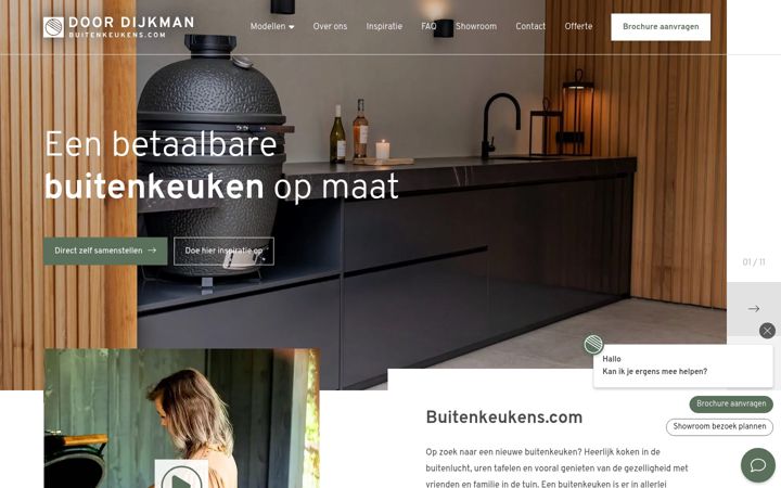Screenshot of buitenkeukens.com
