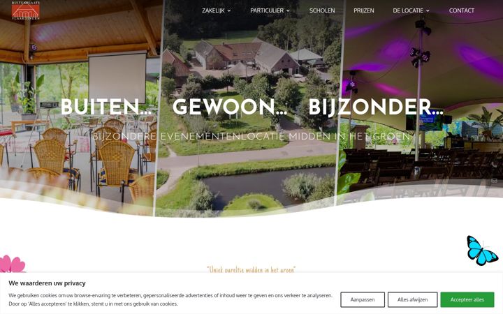 Posnetek zaslona buitenplaatsvlaardingen.nl