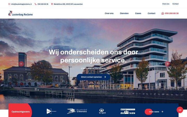 Screenshot of buitenreclame.eu