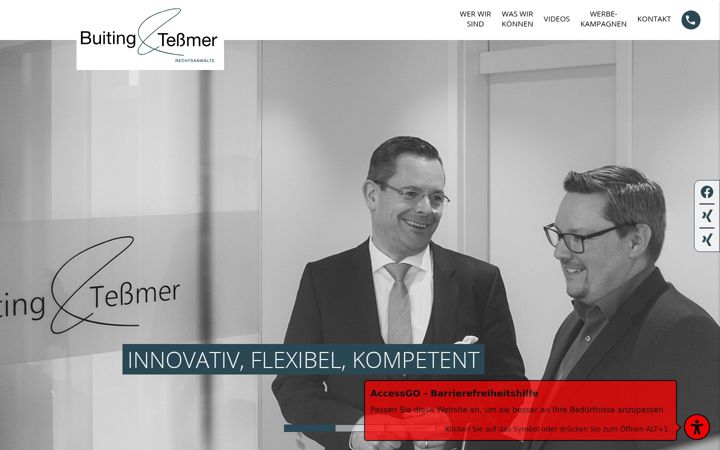 Képernyőkép: buiting-tessmer.de