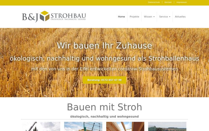 Екранна снимка на buj-strohbau.de