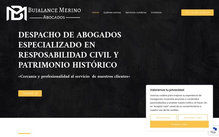 Екранна снимка на bujalancemerinoabogados.com