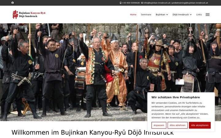 Екранна снимка на bujinkan-innsbruck.at