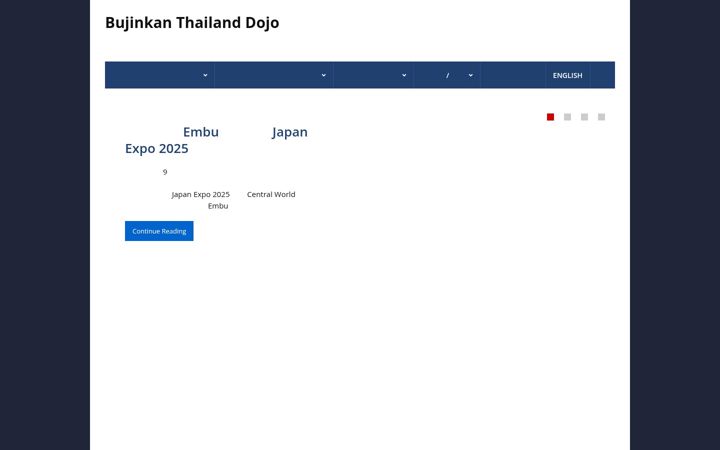 Screenshot of bujinkan-thailand.com
