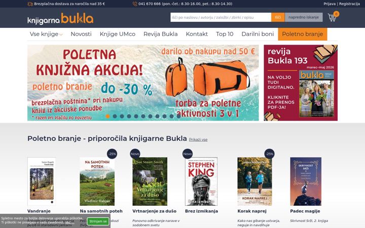 Screenshot of bukla.si