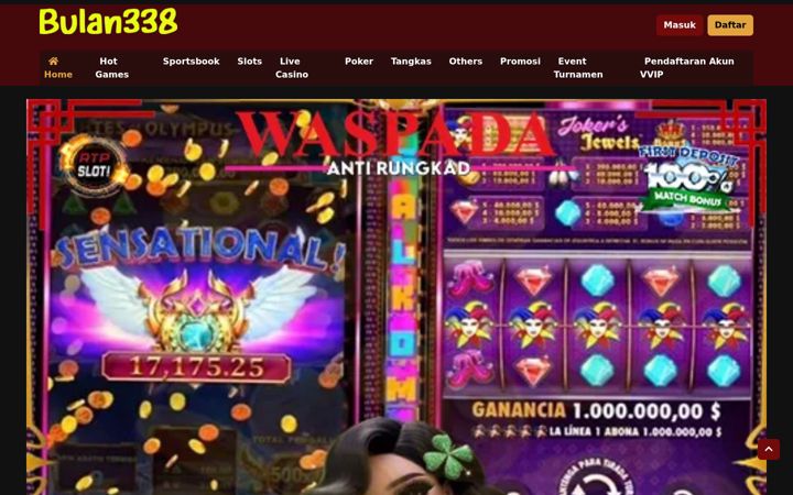 Screenshot of bulan338.com