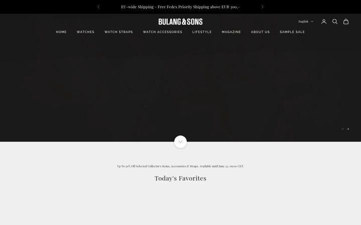 Kuvakaappaus sivustosta bulangandsons.com