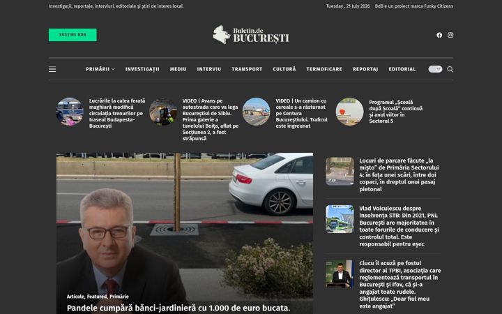 Screenshot of buletin.de