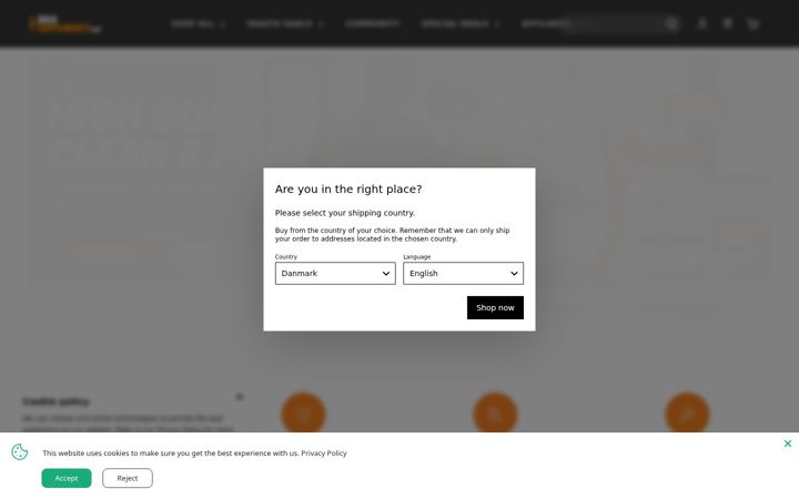 Screenshot of bulksupplements.com