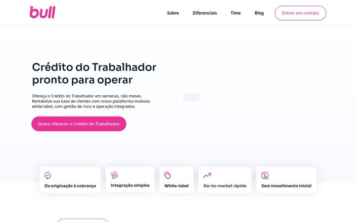 Screenshot of bullcredtech.com
