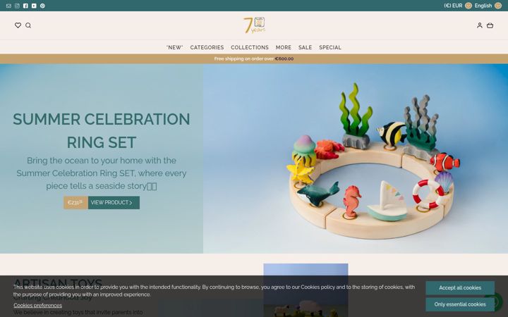 Screenshot of bumbutoys.com