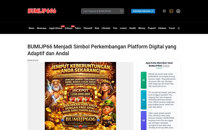 Captură de ecran a bumijp606.com