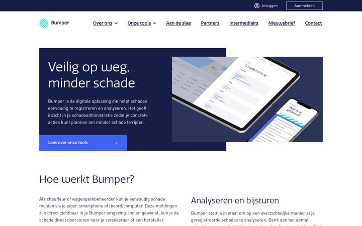 Screenshot of bumper.nl