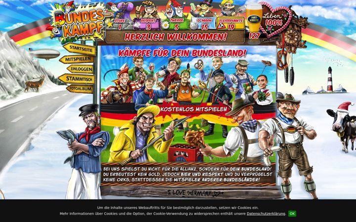 Screenshot of bundeskampf.com