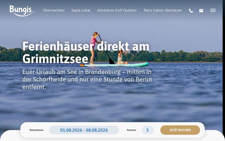 Screenshot ta' bungis.de