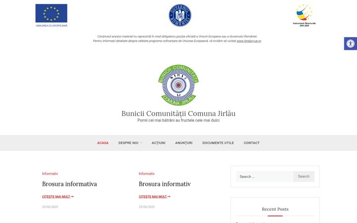 Skærmbillede af buniciicomunitatiijirlau.ro