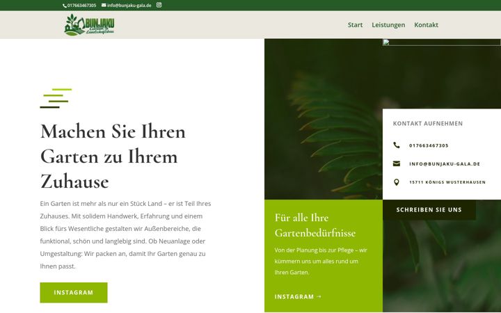 Screenshot ta' bunjaku-gala.de