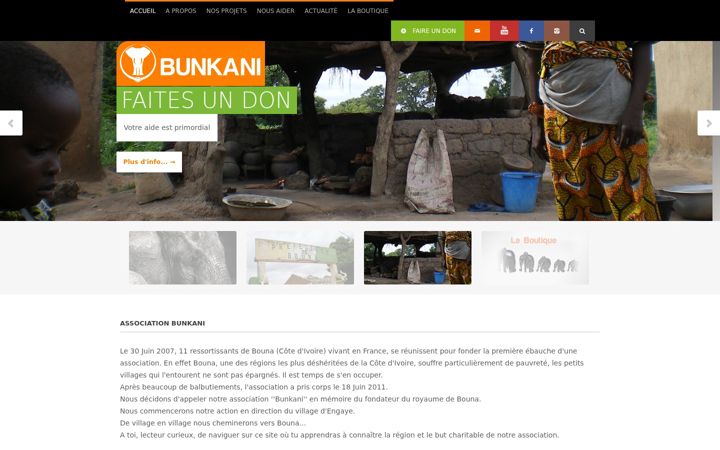 Kuvakaappaus sivustosta bunkani.org