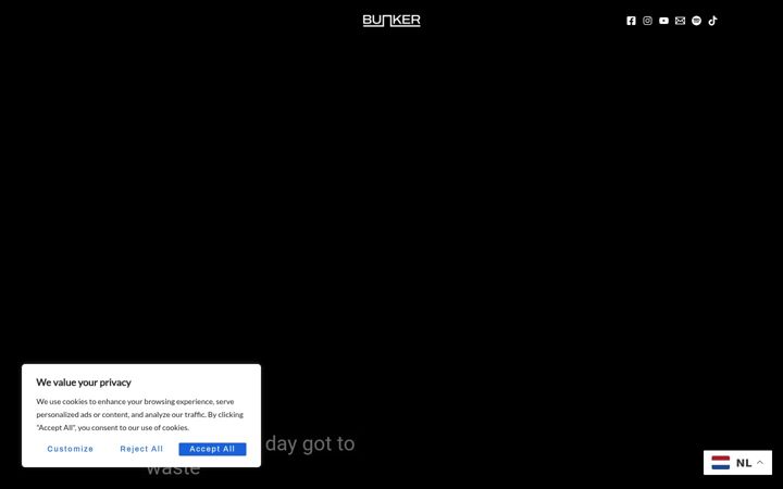 Screenshot of bunker-band.com