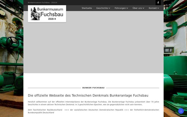 Screenshot ta' bunkermuseum-fuchsbau.de