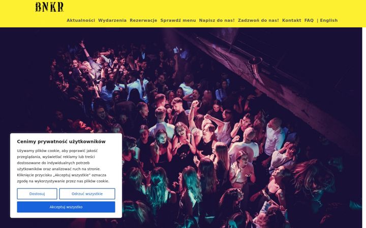 Screenshot of bunkierclub.pl