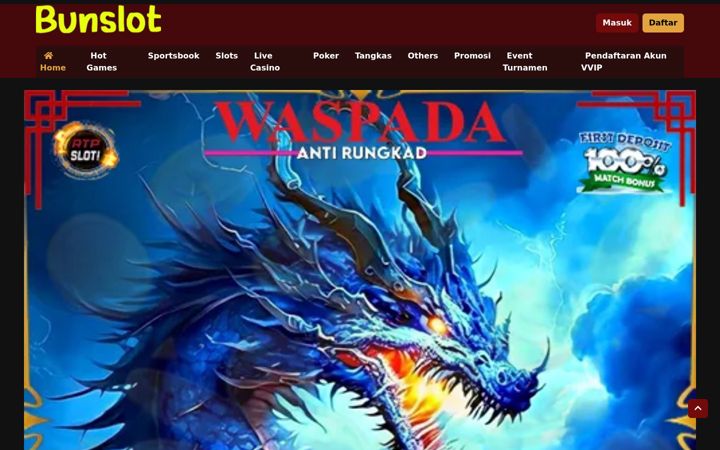 Screenshot of bunslot.net