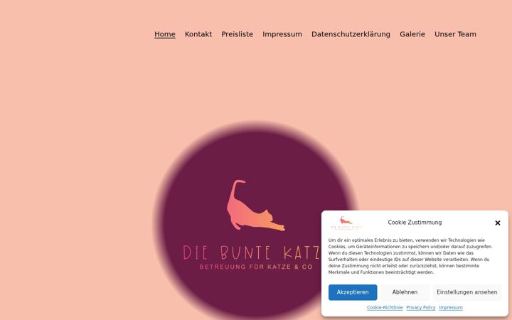 Zrzut ekranu bunte-katze.de