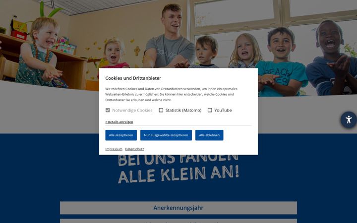 Zrzut ekranu bunte-kita.de