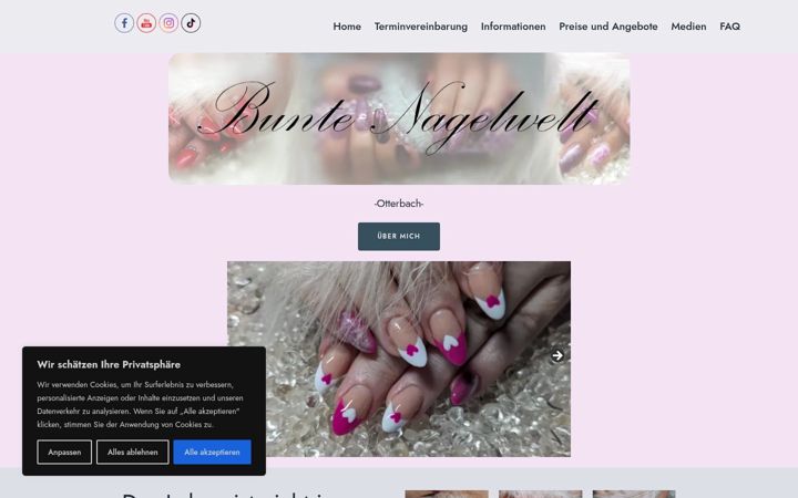 Zrzut ekranu bunte-nagelwelt.de