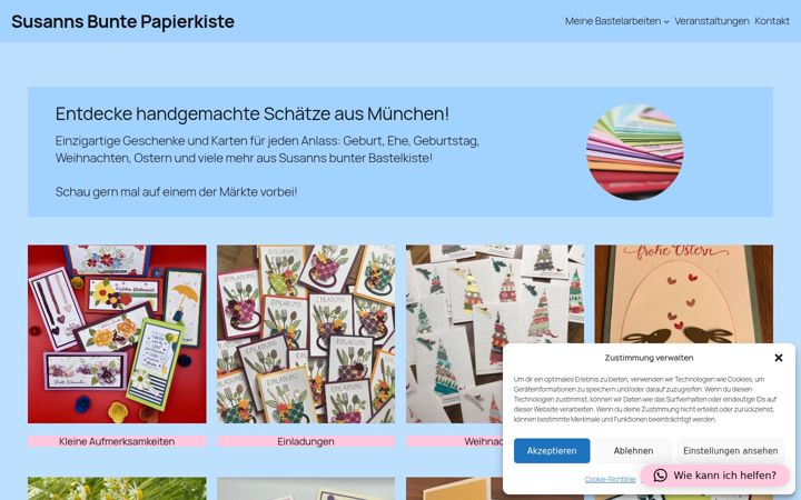 Zrzut ekranu bunte-papierkiste.de