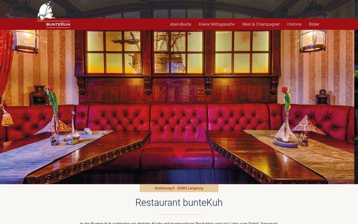 Screenshot ta' buntekuh-langeoog.de