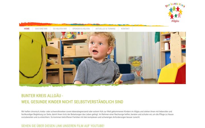 Screenshot of bunter-kreis-allgaeu.de