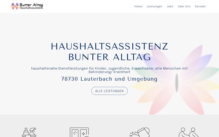 Ekrano kopija bunteralltag.de