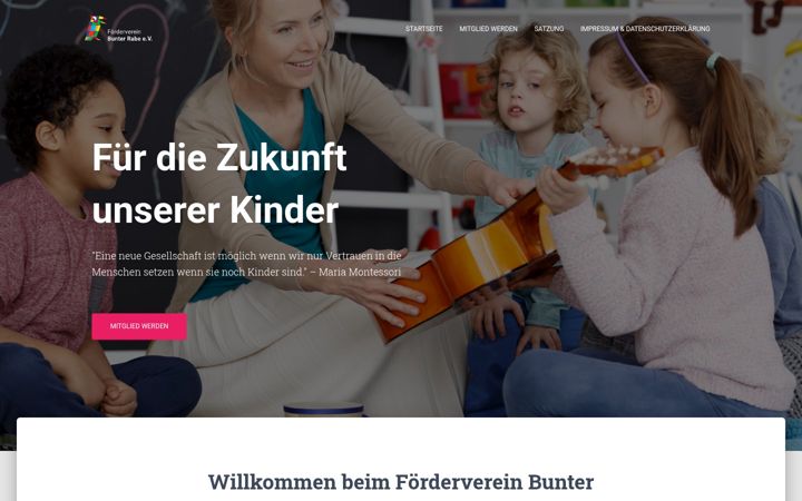 Screenshot of bunterrabe.de