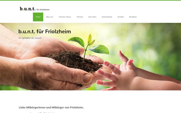Screenshot ta' buntfuerfriolzheim.de