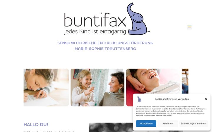 Screenshot of buntifax.at