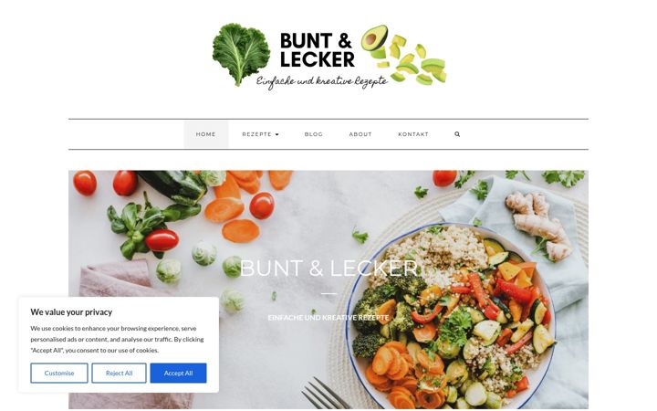 Screenshot of buntundlecker.com