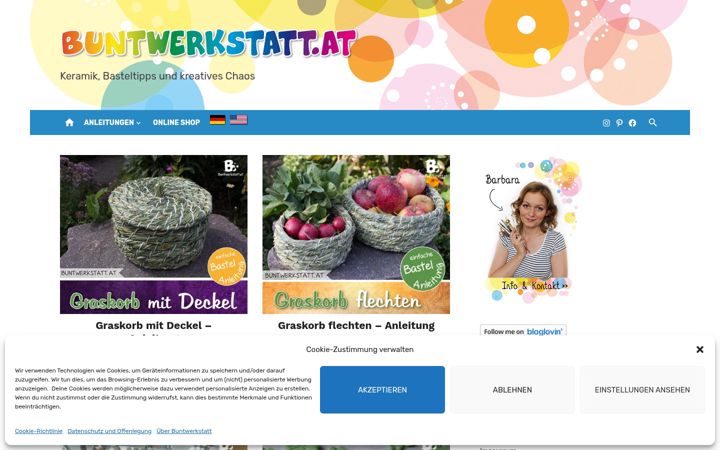 Screenshot of buntwerkstatt.at