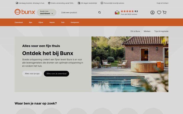 Screenshot of bunx.nl