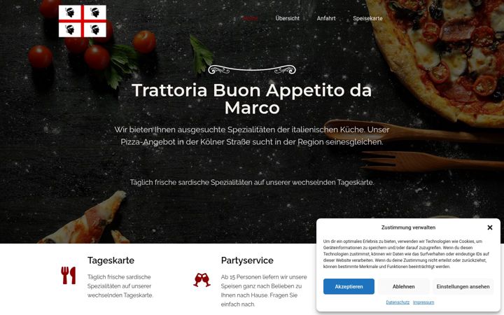 Screenshot of buon-appetito-da-marco.de