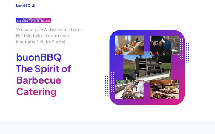 Screenshot of buonbbq.ch